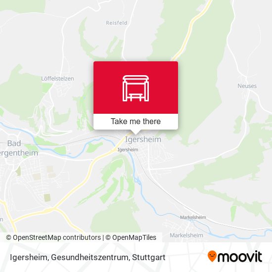 Карта Igersheim, Gesundheitszentrum