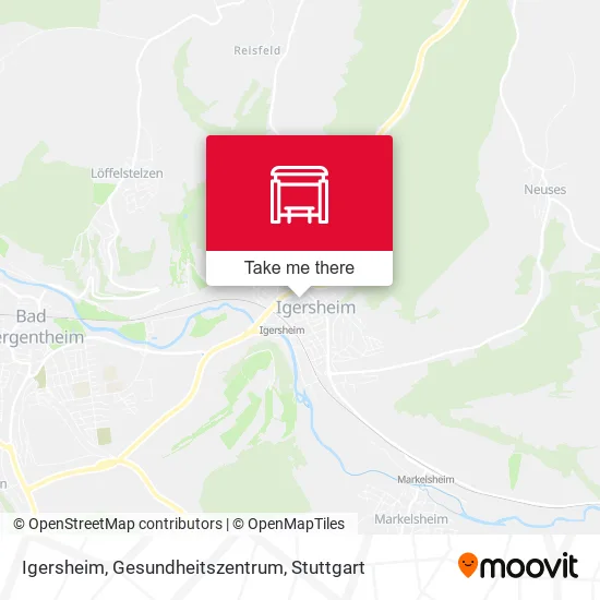Карта Igersheim, Gesundheitszentrum
