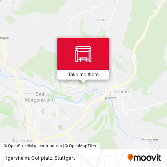 Карта Igersheim, Golfplatz