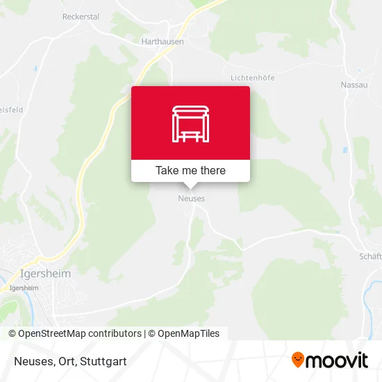 Neuses, Ort map
