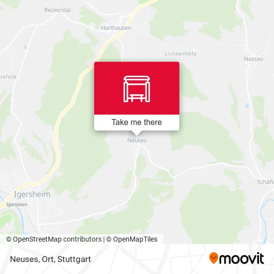 Карта Neuses, Ort