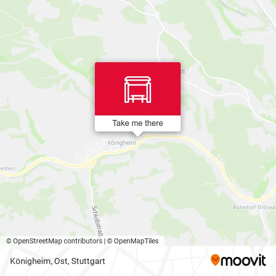 Карта Königheim, Ost