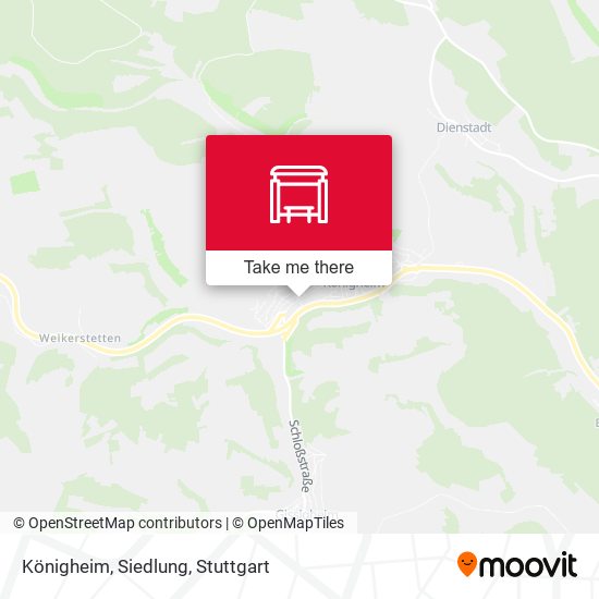 Карта Königheim, Siedlung