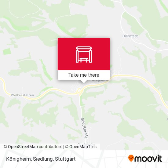 Königheim, Siedlung map