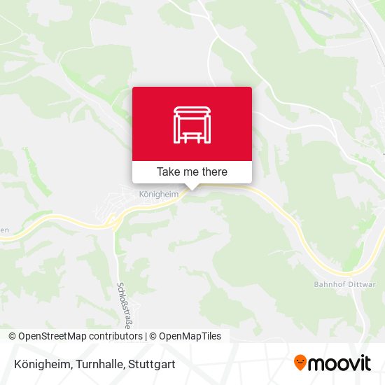 Königheim, Turnhalle map