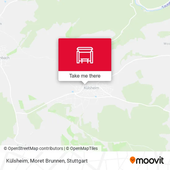 Külsheim, Moret Brunnen map