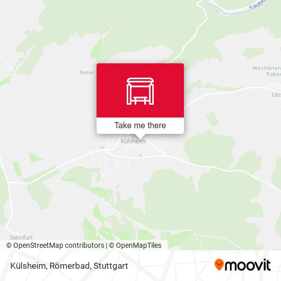 Külsheim, Römerbad map