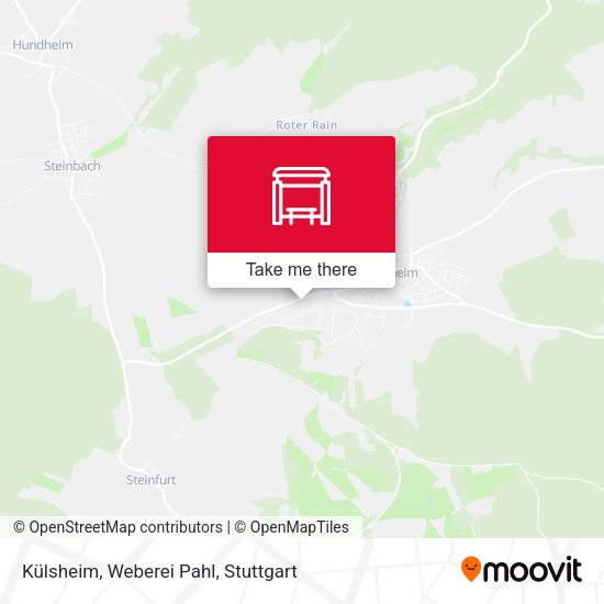 Külsheim, Weberei Pahl map
