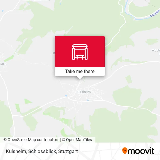 Карта Külsheim, Schlossblick