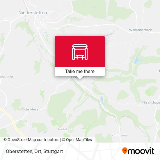 Карта Oberstetten, Ort