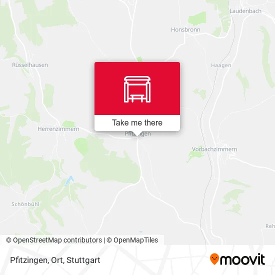 Карта Pfitzingen, Ort