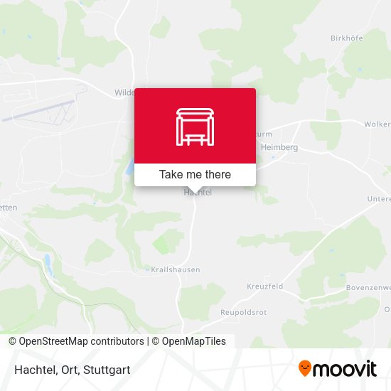 Карта Hachtel, Ort