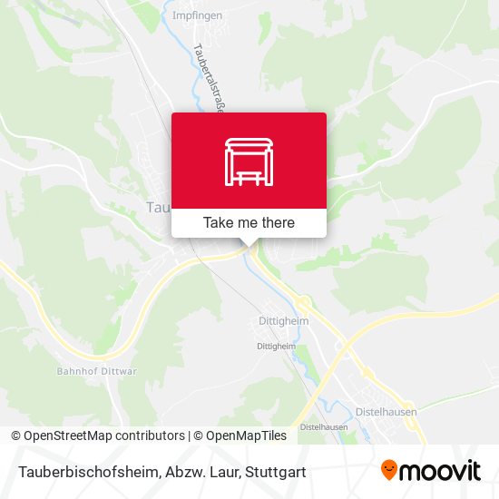 Tauberbischofsheim, Abzw. Laur map