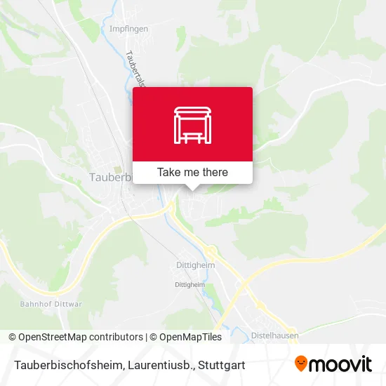 Карта Tauberbischofsheim, Laurentiusb.