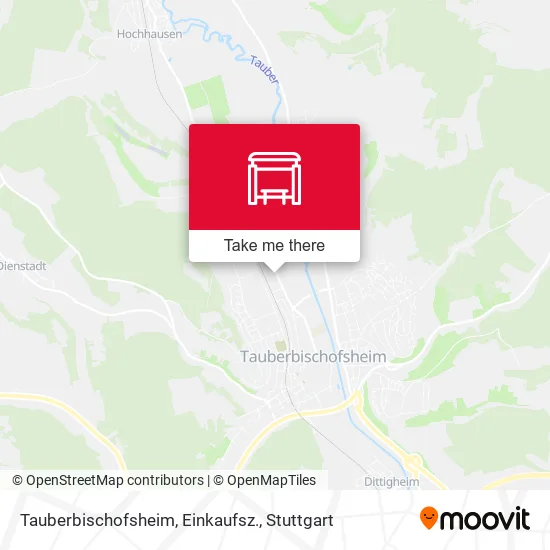Карта Tauberbischofsheim, Einkaufsz.