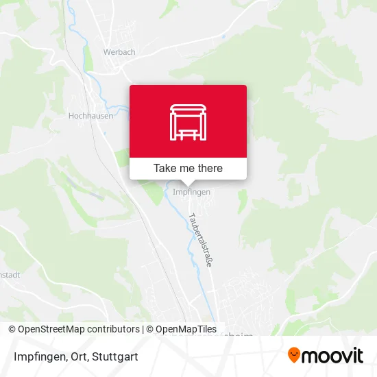Карта Impfingen, Ort