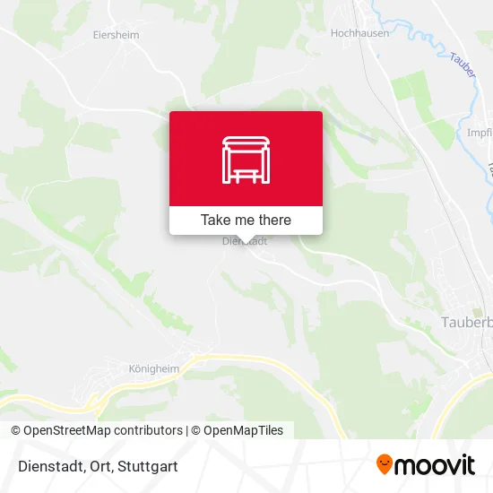 Карта Dienstadt, Ort