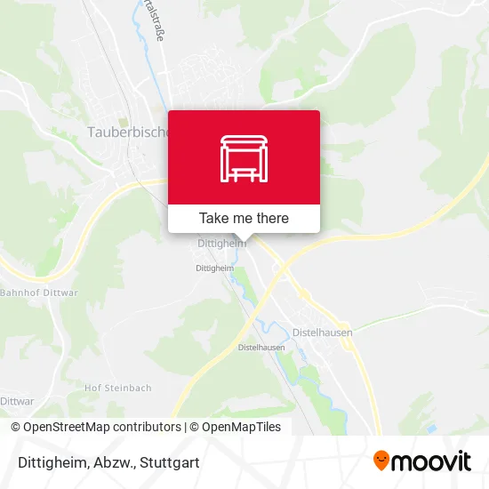 Карта Dittigheim, Abzw.