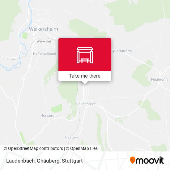 Laudenbach, Ghäuberg map