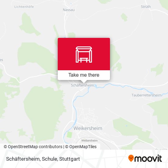 Schäftersheim, Schule map