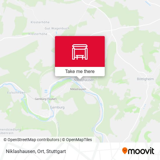 Карта Niklashausen, Ort