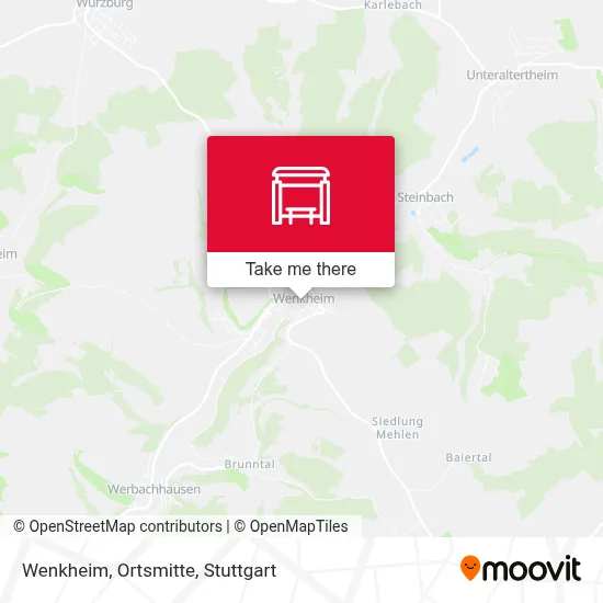 Wenkheim, Ortsmitte map