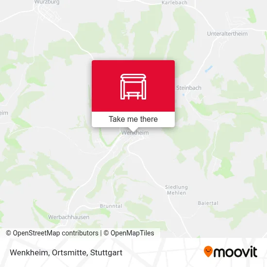 Wenkheim, Ortsmitte map