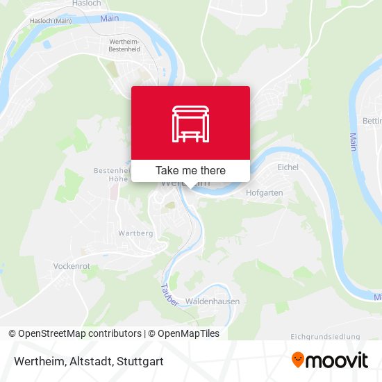 Карта Wertheim, Altstadt