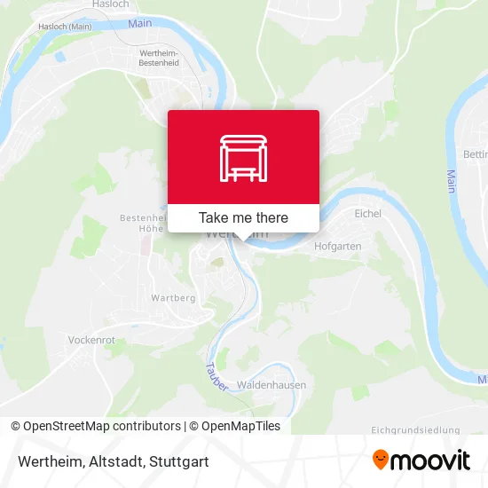 Карта Wertheim, Altstadt