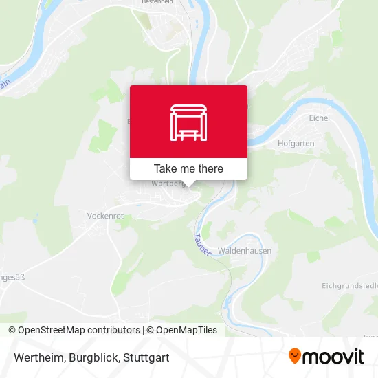 Карта Wertheim, Burgblick