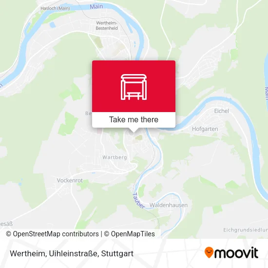 Карта Wertheim, Uihleinstraße