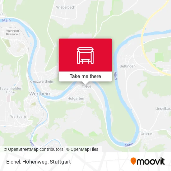 Карта Eichel, Höhenweg