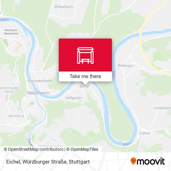 Eichel, Würzburger Straße map