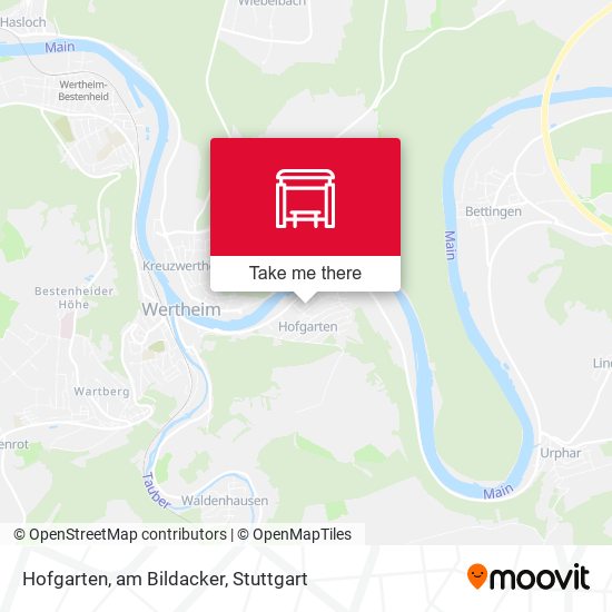 Карта Hofgarten, am Bildacker