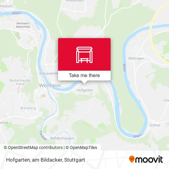 Карта Hofgarten, am Bildacker