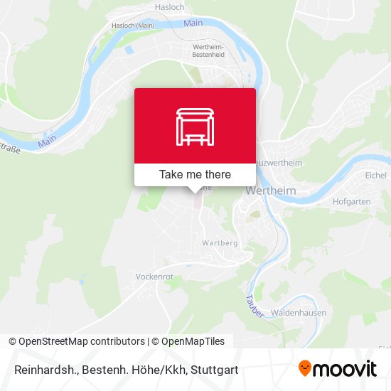 Reinhardsh., Bestenh. Höhe/Kkh map