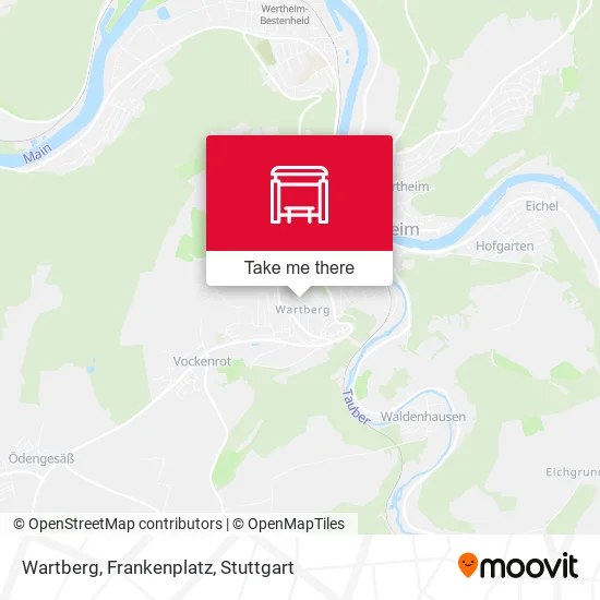 Карта Wartberg, Frankenplatz