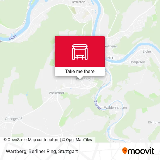 Карта Wartberg, Berliner Ring