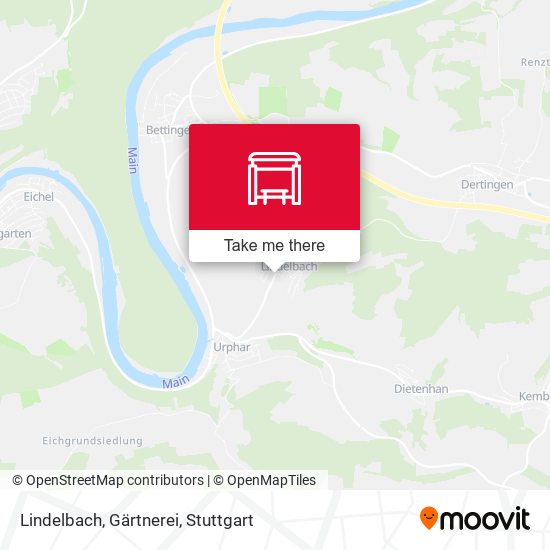 Lindelbach, Gärtnerei map