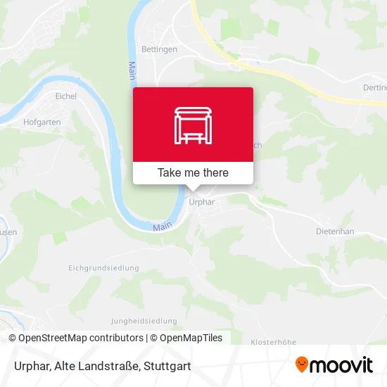 Карта Urphar, Alte Landstraße