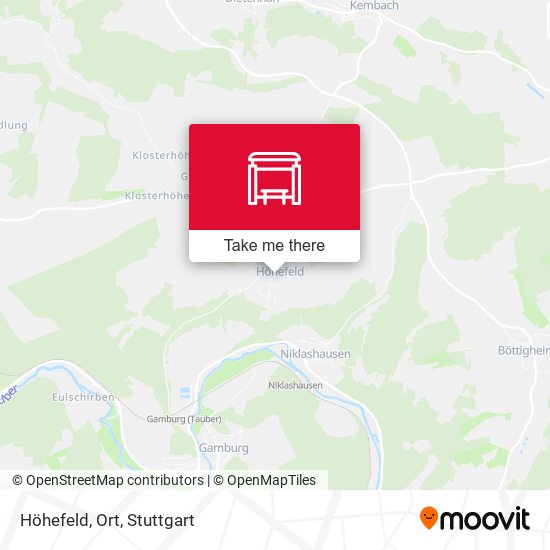 Карта Höhefeld, Ort