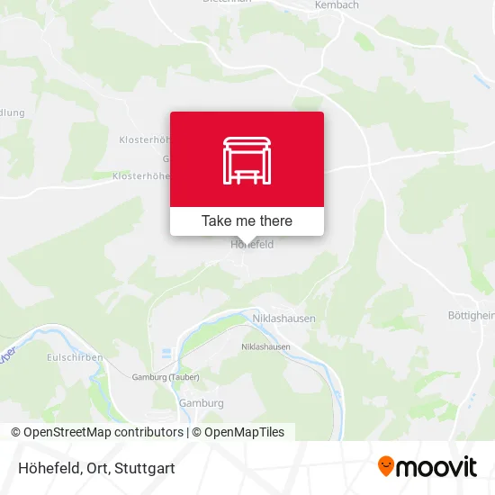 Карта Höhefeld, Ort