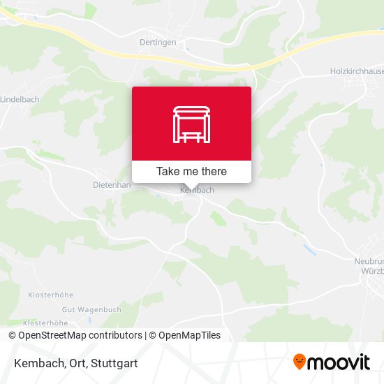 Карта Kembach, Ort