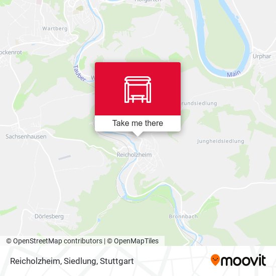 Карта Reicholzheim, Siedlung