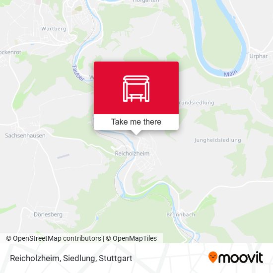 Карта Reicholzheim, Siedlung