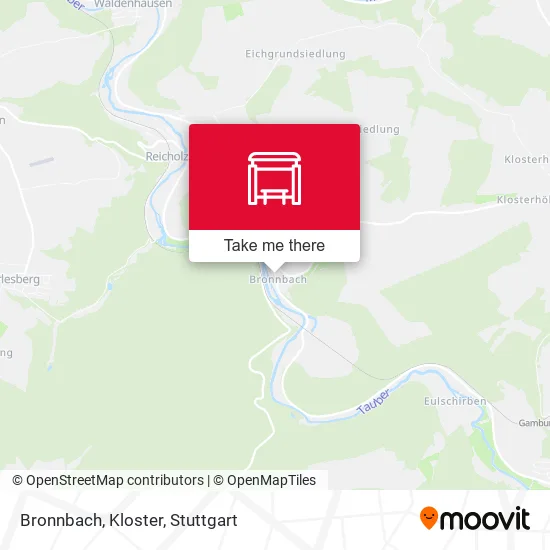 Карта Bronnbach, Kloster