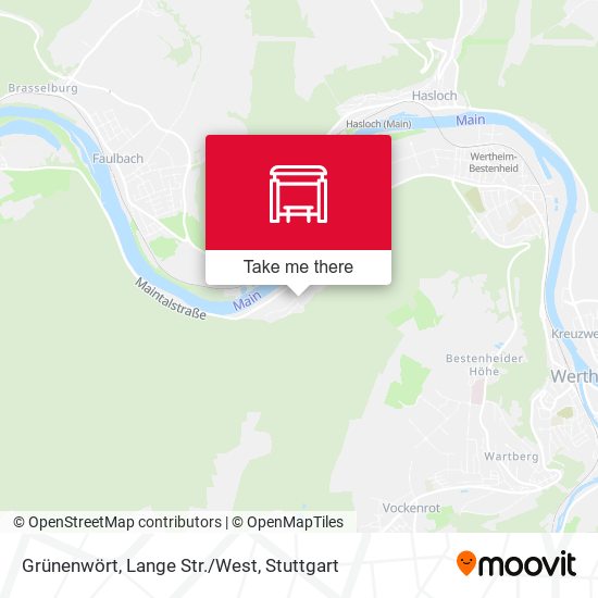 Grünenwört, Lange Str./West map