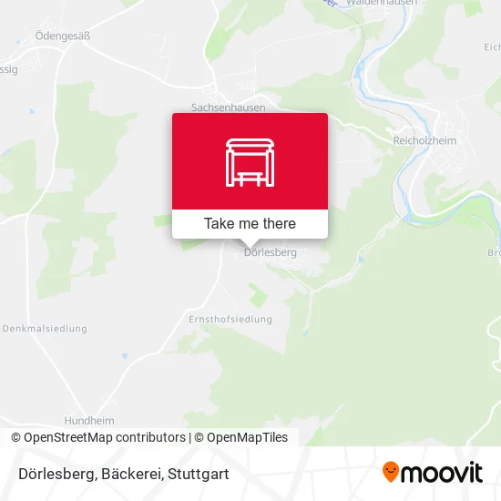 Карта Dörlesberg, Bäckerei
