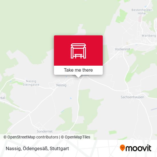 Nassig, Ödengesäß map