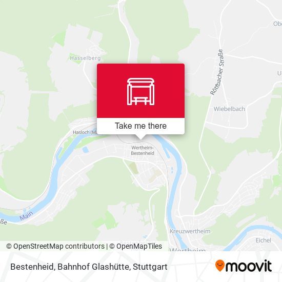 Bestenheid, Bahnhof Glashütte map